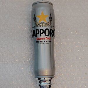 Sapporo BEER Tap Handle BEER CAN Premium 8.75” Tall Figural